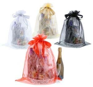 Jumbo Organza Bags 50x65cm in various colours